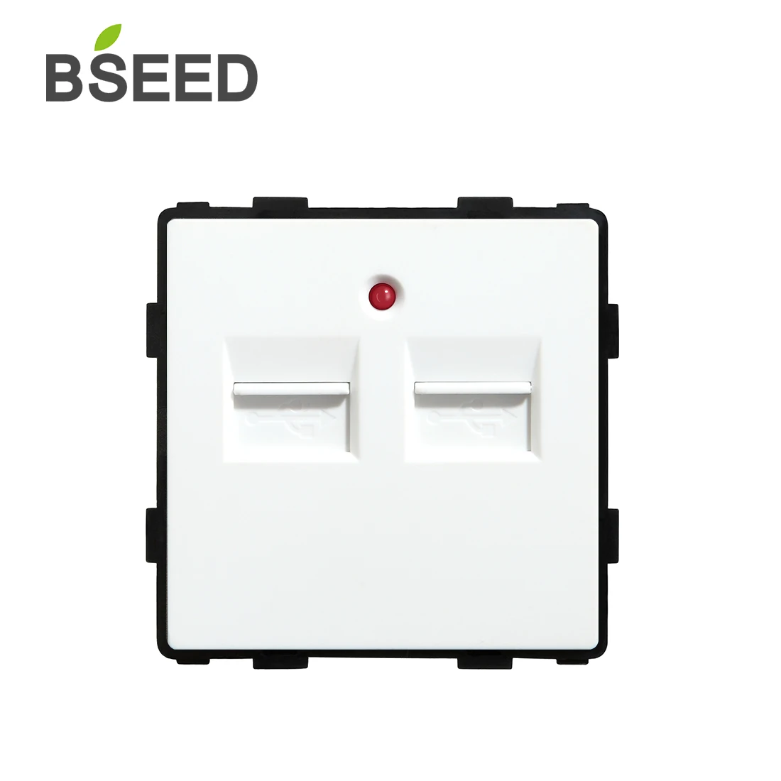 Настенная розетка BSEED электрическая с питанием от USB в европейском и британском