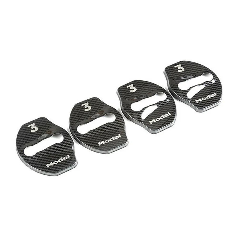

Easy To Install Door Lock CoverV Easy To InstallStainless Steel Protective Latch 4PCS Durable Useful