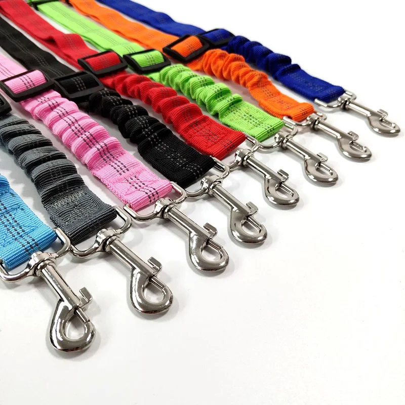 

Pet Dog Seat Belt Car Cushion Elastic Reflective Seatbelt Firm Adjustable Auto Vehicle Safety Rope Dog Cat Pet Supplies