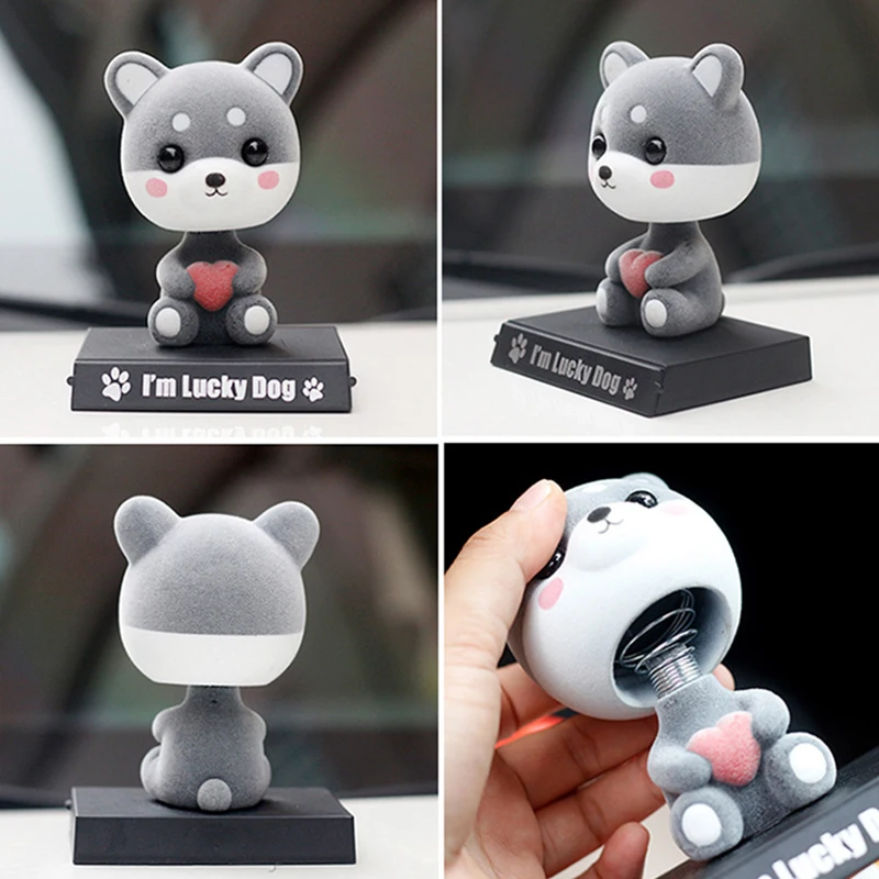 Декоративные игрушки для автомобильной приборной панели щенок бобблеголова