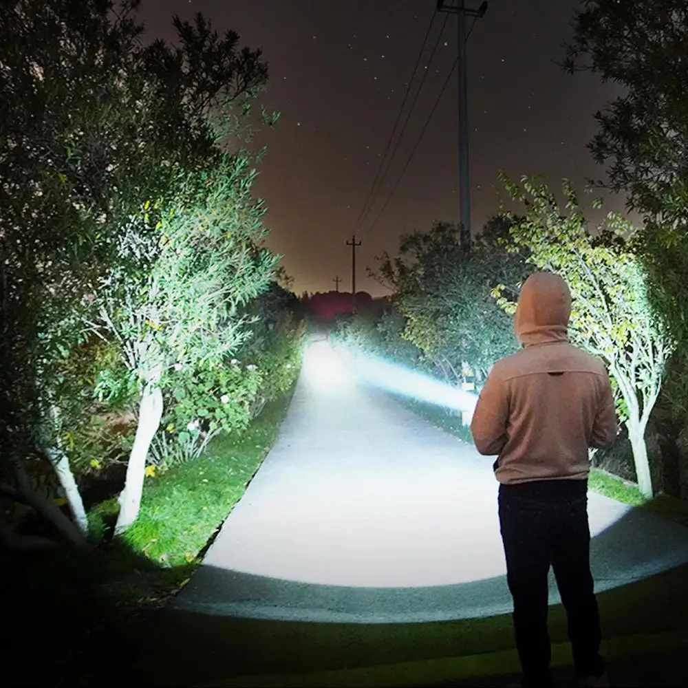 Супермощный светодиодный тактический фонарик L2 P70 водонепроницаемый