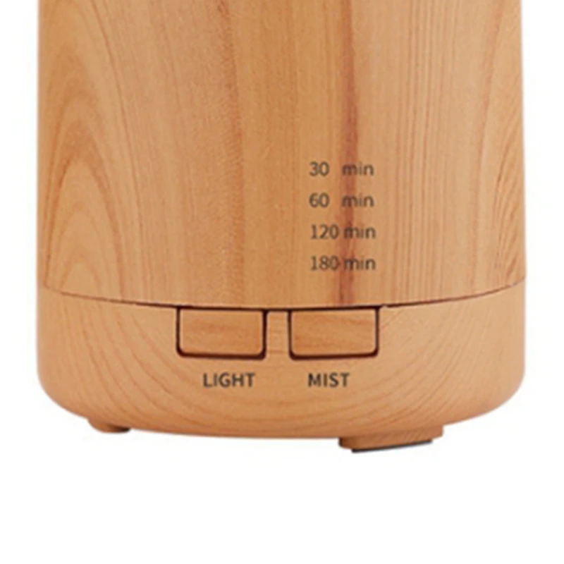 

Mini Timer Aromatherapy Machine USB Wood Grain Incense Humidifier Colorful Essential Oil Lamp Diffuse Fragrance Mute