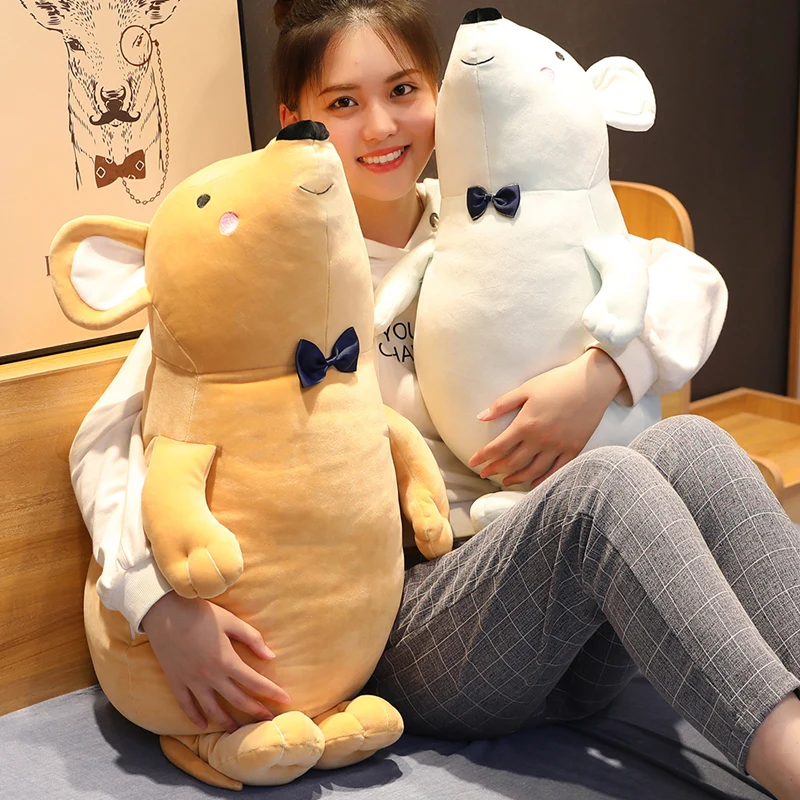 

100cm Cute Short Plush Mouse Stuffed Toy Doll Ornament Stuffed Animal Toy Brinquedos Infantil Children Plush Toys BK50WJ