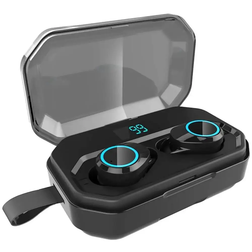 Беспроводные наушники Bluetooth TWS T9 X6 V5.0 умная гарнитура с зарядным боксом 7000 мАч