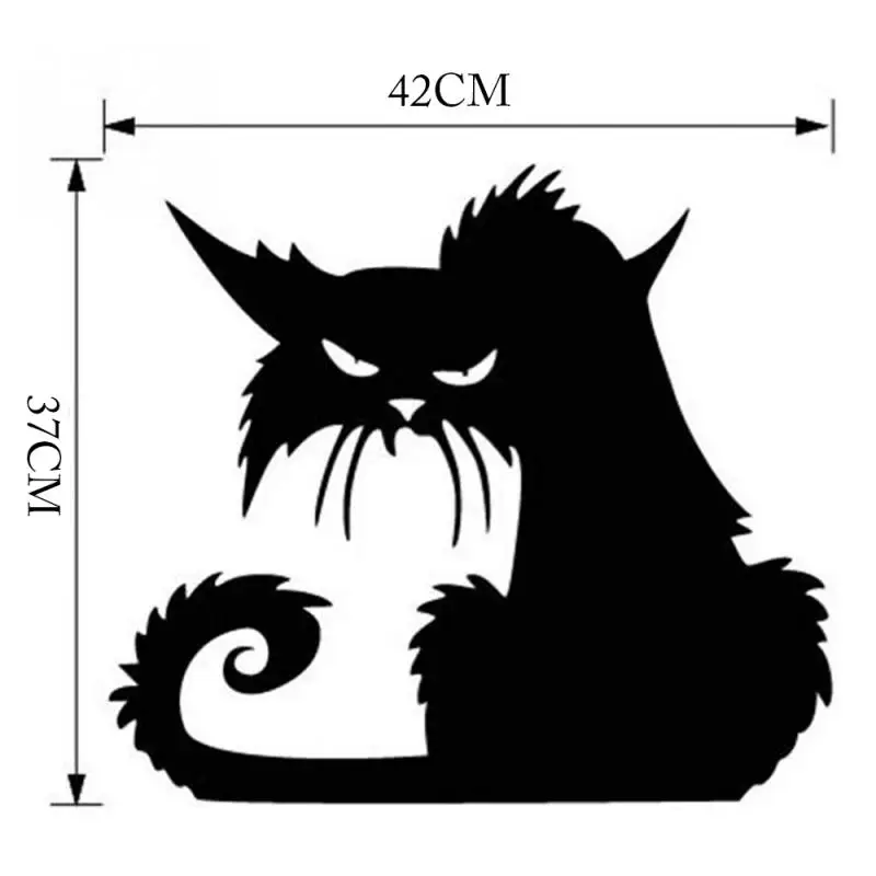1 шт. виниловые наклейки на стену в виде кота | Дом и сад