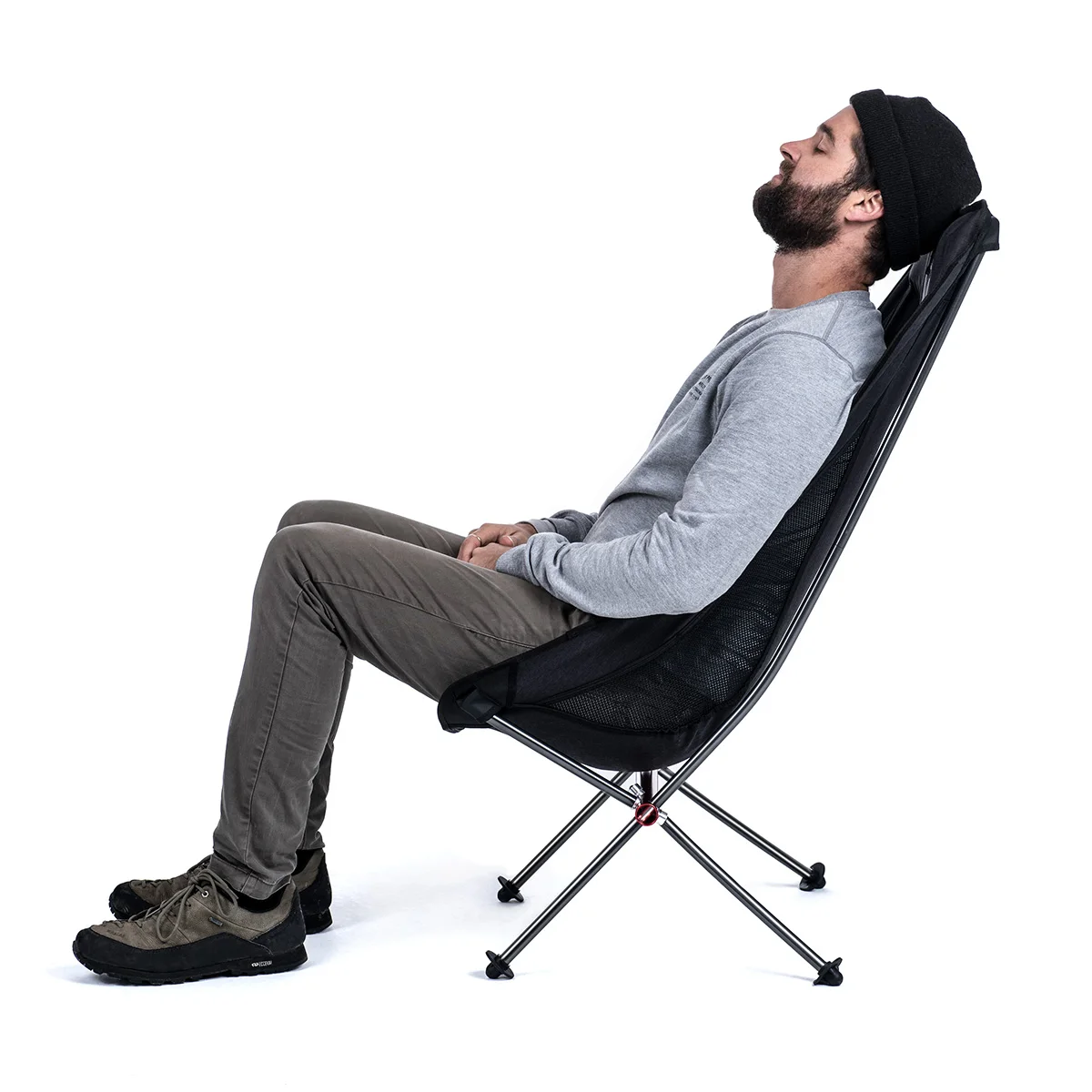구매 네이처하이크 야외 캠핑 피크닉 휴대용 초경량 낚시 접이식 의자 통기성 내마모성 알루미늄 등받이 문 의자