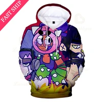 browlings max sandy and starcartoon tops baby mr p 8 to 19 years kids sweatshirt shooter game max 3d hoodie boys girls clothes
