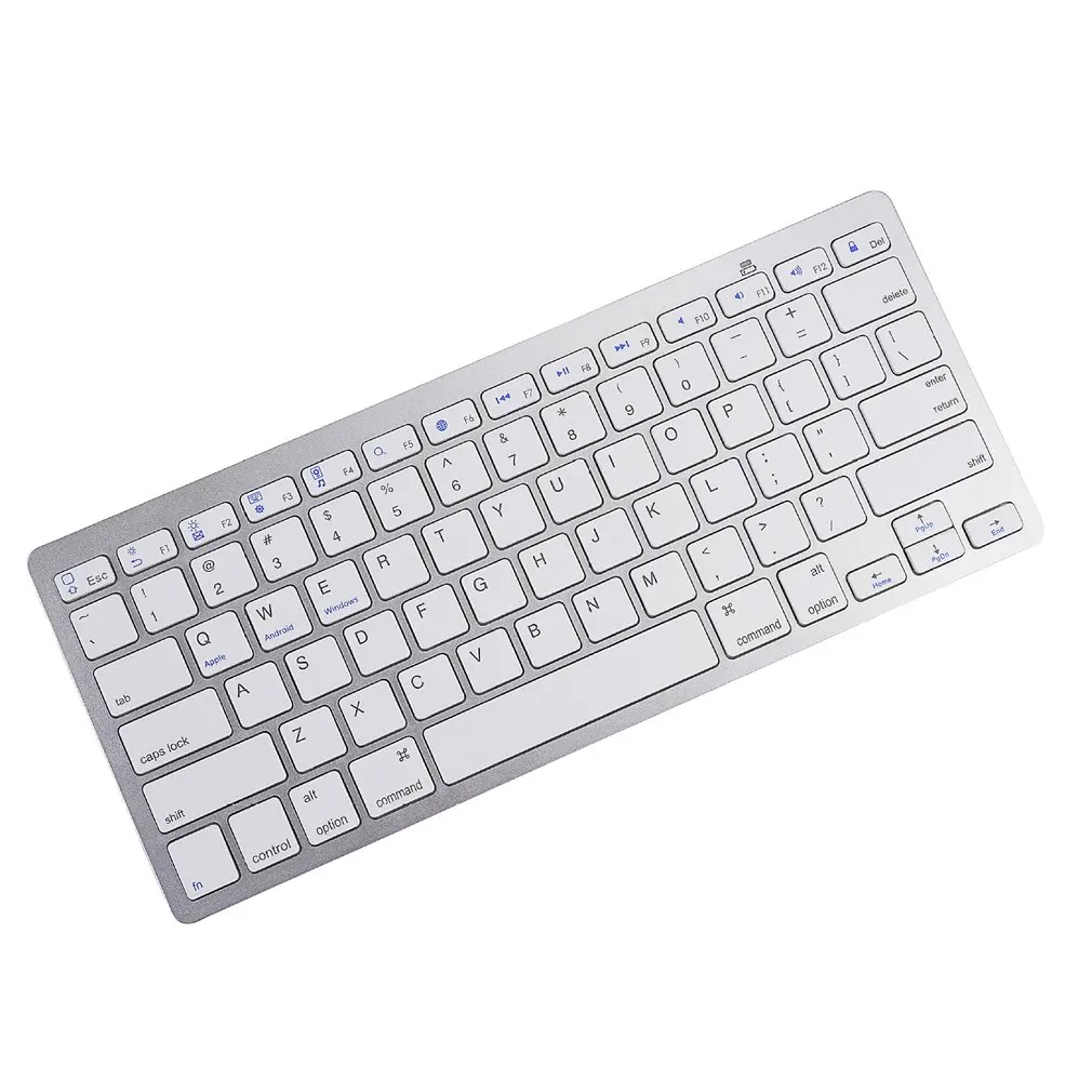 Ультратонкая беспроводная клавиатура с Bluetooth для Apple iPad iPhone Android Mac