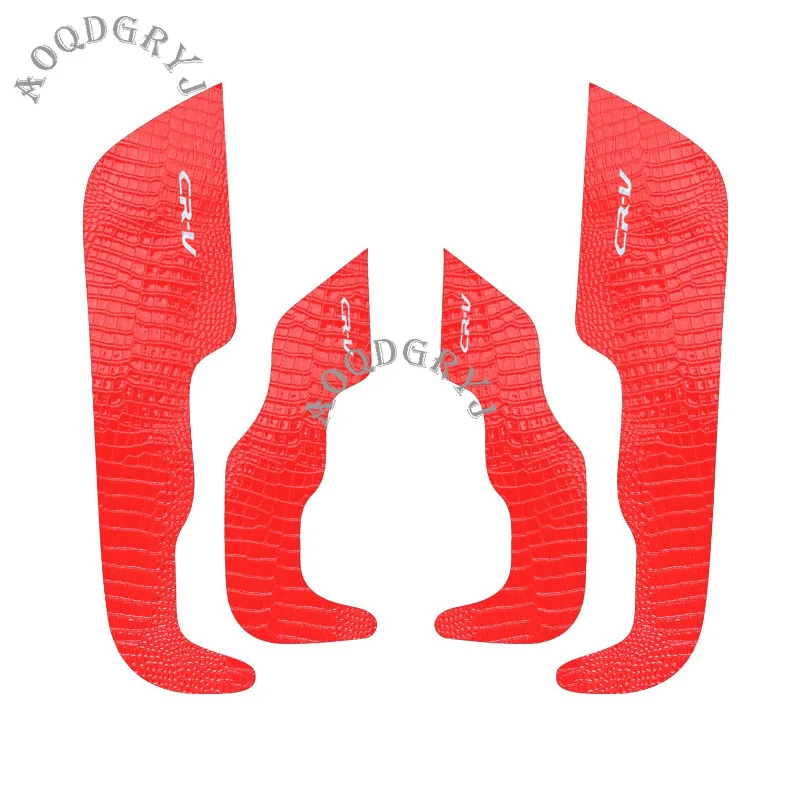 

Artificial Leather Interior Protection Door Anti-kick Pad Trim Stickers 4pcs For Honda CRV CR-V 2017-2020 car styling