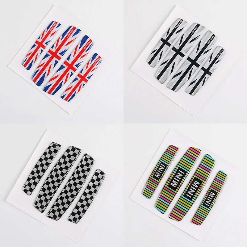 4 шт. автомобильные наклейки для Mini Cooper S R56 R50 F56 JCW R53 F55 R60 R55 R57 R58 R59 R61 F54 F57 F60|Наклейки