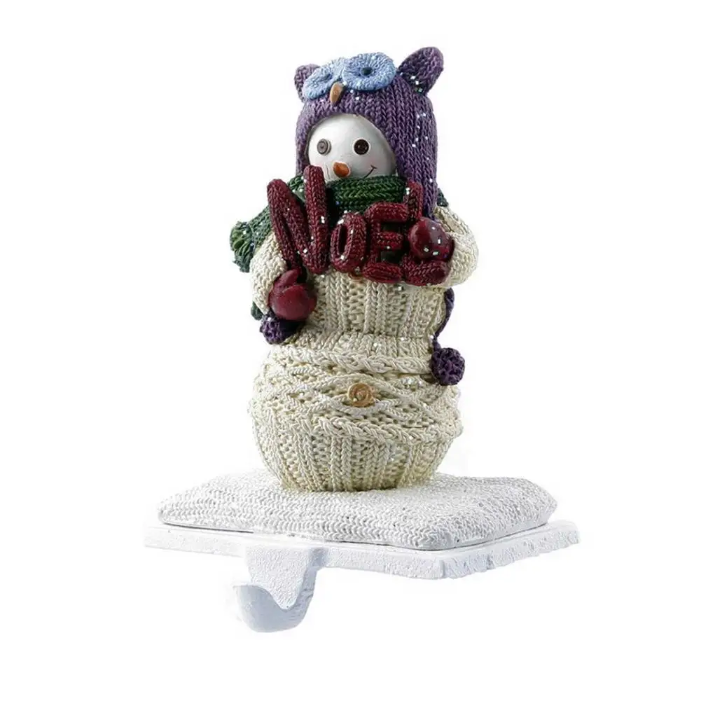 

Вешалка для чулок, искусственная смола, крючки для чулок со снеговиком, необходимое Рождественское украшение