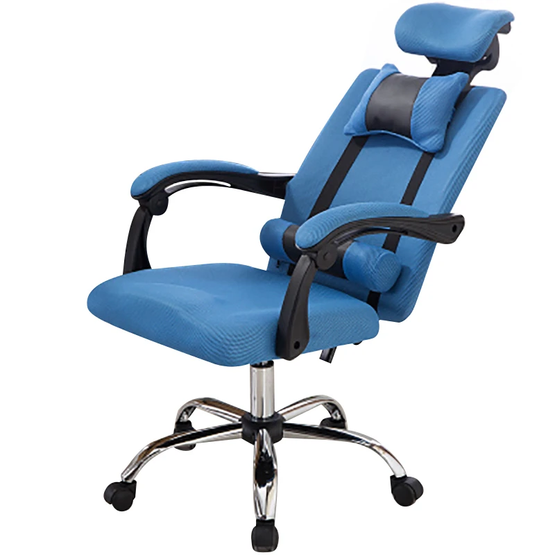 

Игровой стул с подставкой для ног, дышащий компьютерный эргономичный поворотный стул для дома, офисная мебель