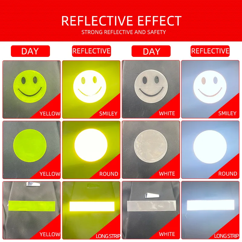 Светоотражающая наклейка MEILITE 500 круглая Модель со свечами на автомобиль