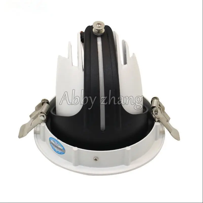 Встраиваемый потолочный светодиодный точечный светильник 12 Вт 15 25 40 COB поворот на