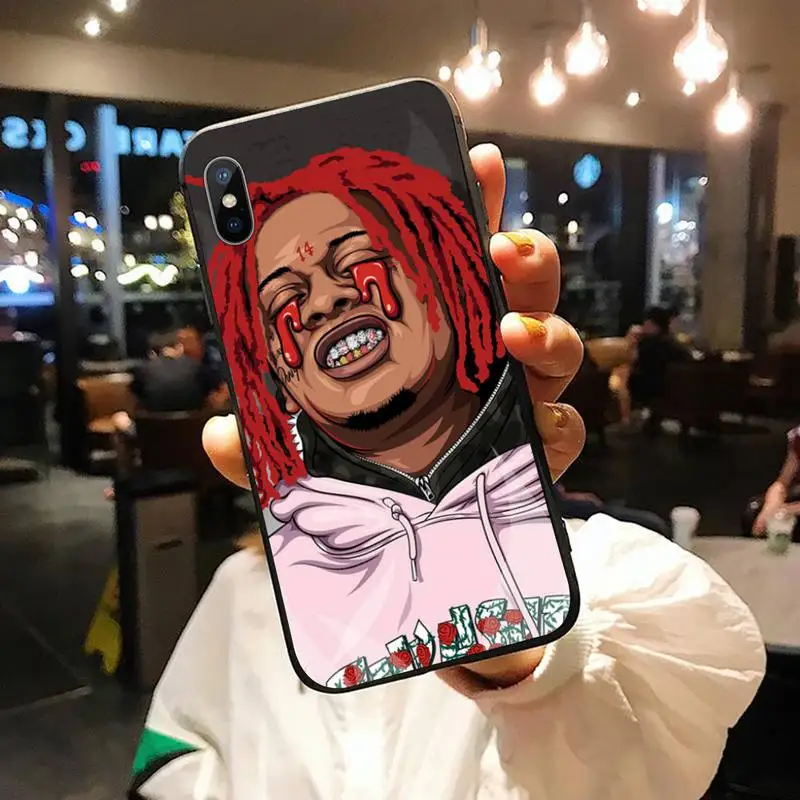 

Trippie redd Rapper Lifes a trip high quality Phone Case shell for iPhone 11 12 pro XS MAX 8 7 6 6S Plus X 5S SE 2020 XR