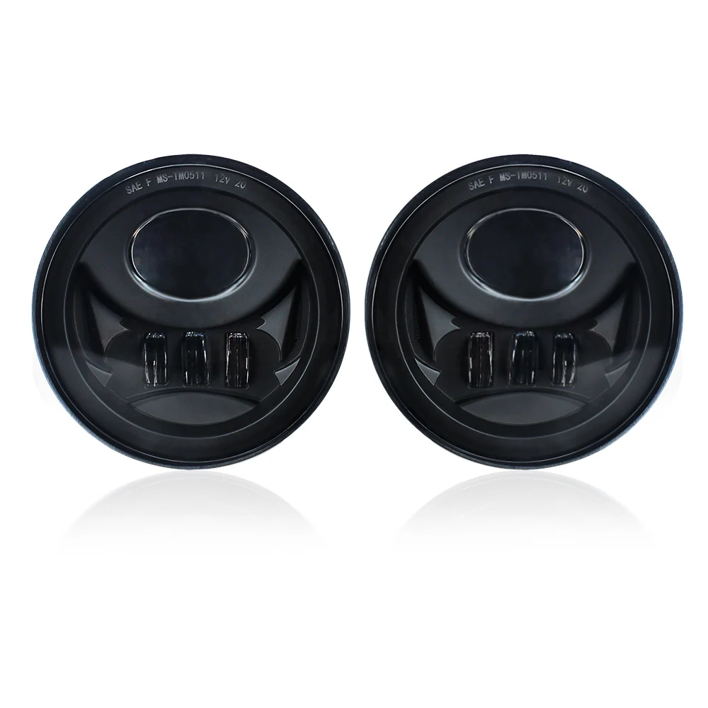 

2 шт., светодиодные противотуманные фары для Toyota Tacoma 05-11, 6000 К, черный хром