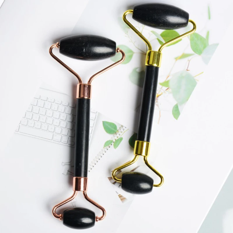 

1 Pcs Portable Pratical Facial Massage Roller Natural Jade Anti Wrinkle Face