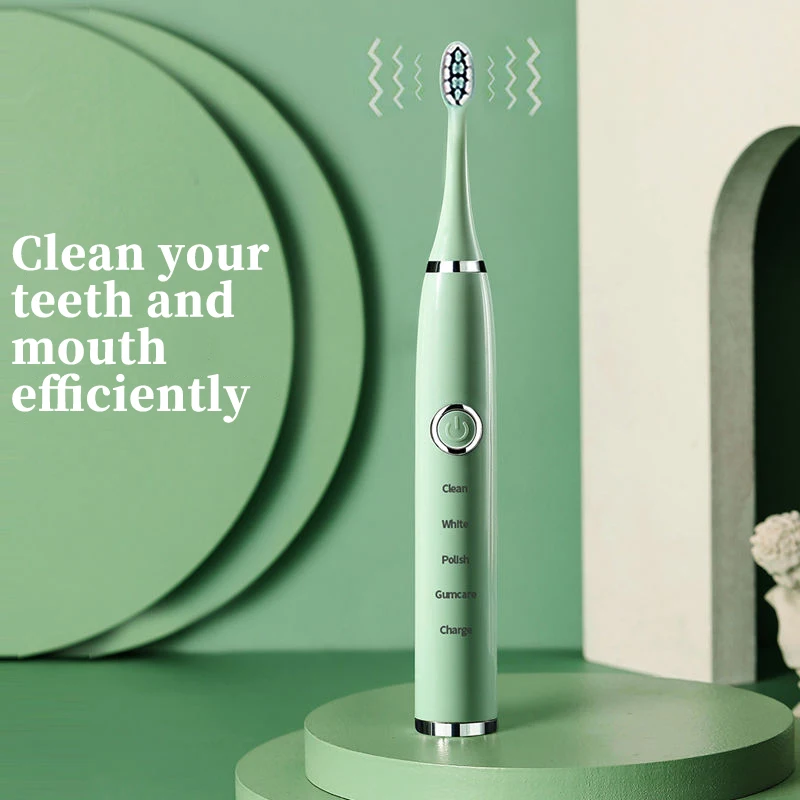 Ультразвуковая электрическая зубная щетка для Зубная щётка взрослых с таймером