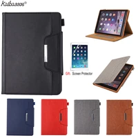 kaibassce case for ipad 5 6 air 1 2 9 7 11 inch luxury business dormant tablet case for new pad 10 2 pro air 10 5 inch
