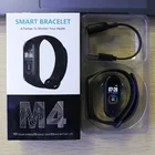 Часы Bluetooth M4, спортивный смарт-браслет, часы с монитором сердечного ритма, фитнес-трекер для мужчин, женщин и детей