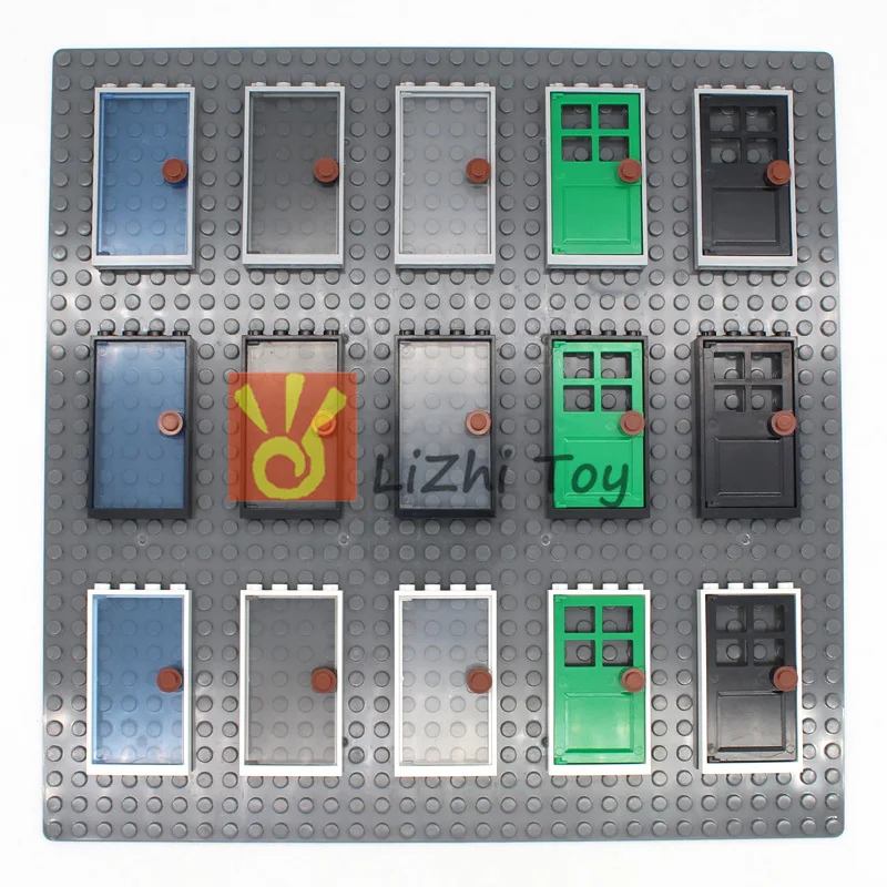 Кубики MOC 30179 дверная рама 1x4x6 Ландшафтная архитектура интеллектуальный блок