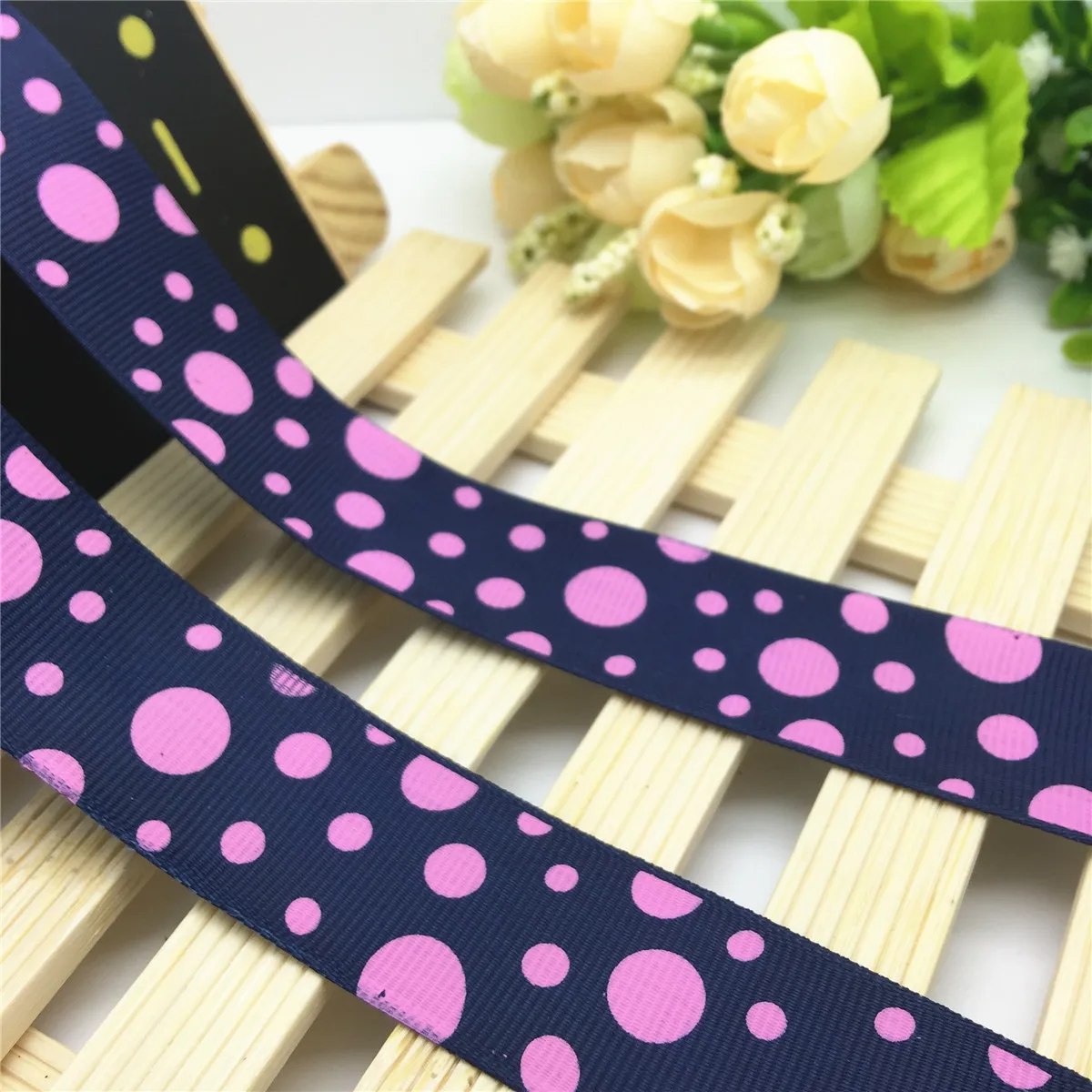 Новый DIY 5 ярдов 1 '✥ мм круг печатных Grosgrain ленты волос лук шитья | Дом и сад