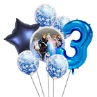 1 комплект, 32 дюйма, цифры, Эльза, Анна, диснеевские, замороженные принцессы, гелиевые шары, девочка, фольгированные шары, украшения для дня рождения, детские игрушки