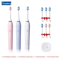 bayakang sonic electric tooth brush rechargeable 4 modes intelligent reminde ipx7 waterproof dupont bristles induction charging