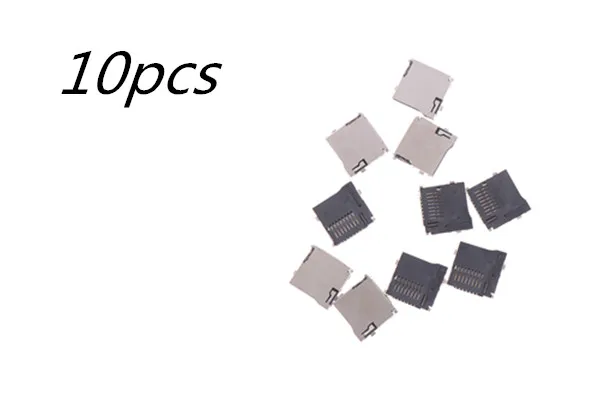 10 шт. двойной двухтактной Тип TransFlash карты памяти Micro SD гнездо адаптера