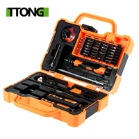 45 in 1 disassembling repair tool multi bits precision screwdriver set with tweezers suitable for pc phone laptop