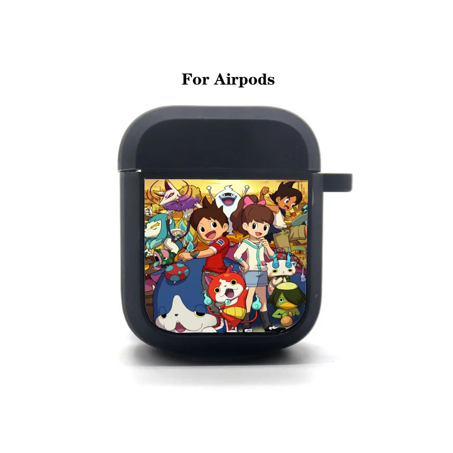 

Anime Yo-kai Watch AirPods 2 case Cover Apple AirPods 2 Earphone bag Soft Silicone Bluetooth Protective Earphone Case