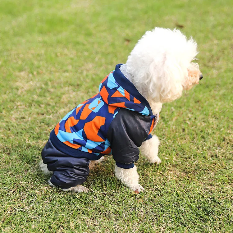 

Camouflage Dogs Thickened Down Jacket Winter Clothes Pet Autumn Casual Hooded Plush Coat Pet Clothing For Small And Medium Dogs