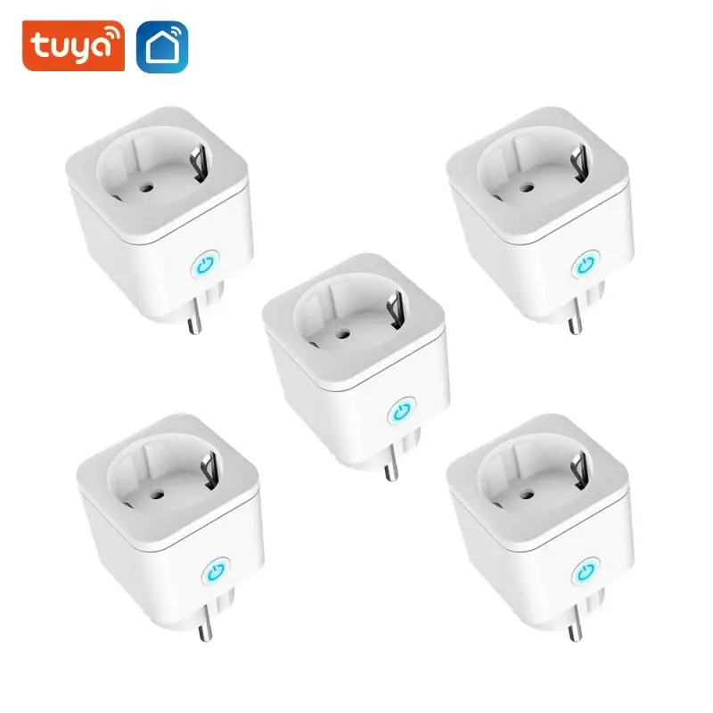 

Smart Plug EU WiFi Socket 16A Power Monitor Timing Function Tuya SmartLife APP Remote Control Works With Alexa Google Home