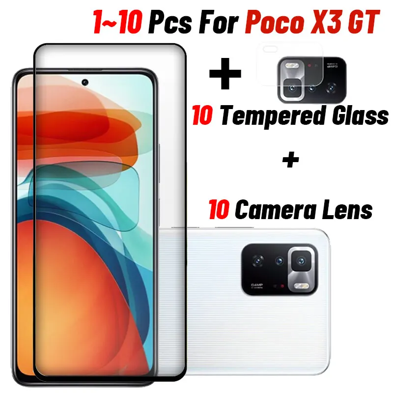 

1~10шт,стекло на xiaomi poco x3 GT 5G стекло защитное очки покофон X3 гт ксиоми поко X3 стекло поко х3 нфс ми покофон X3 гт камера пленка poco X3 гт glass poco X 3 GT 5G ...