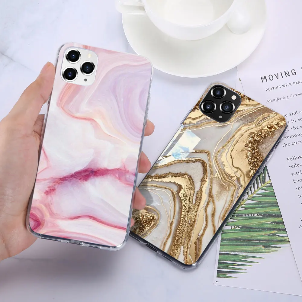 Мраморный чехол для iPhone 11 7 XR pro max 8 6S Plus X XS Max|Бамперы| |