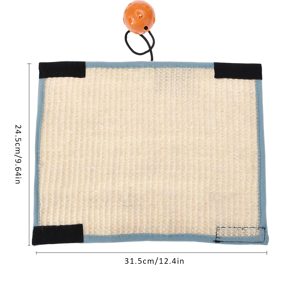 Straw 40*30 см кошка царапина доска сизаль мебель кровать матрас протектор стол стул диван коврик для ног кошка котенок царапин игрушка скребок - Цвет: Straw