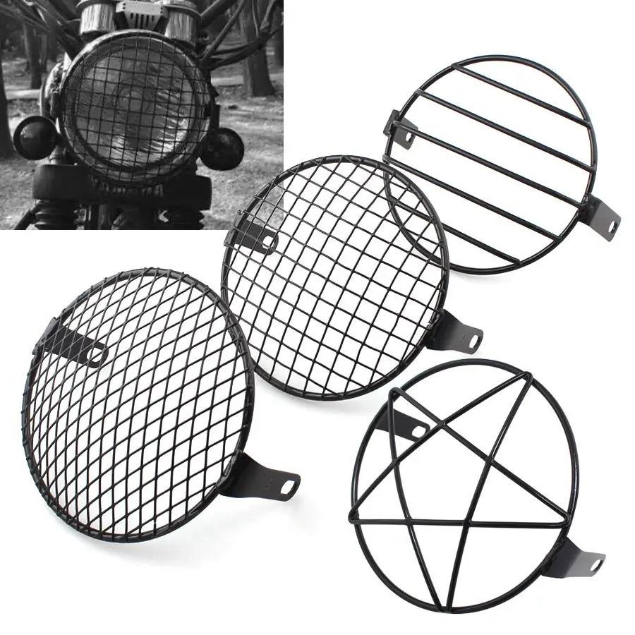 Универсальная фара с передним креплением 6 3 дюйма круглая крышка для гриля маска