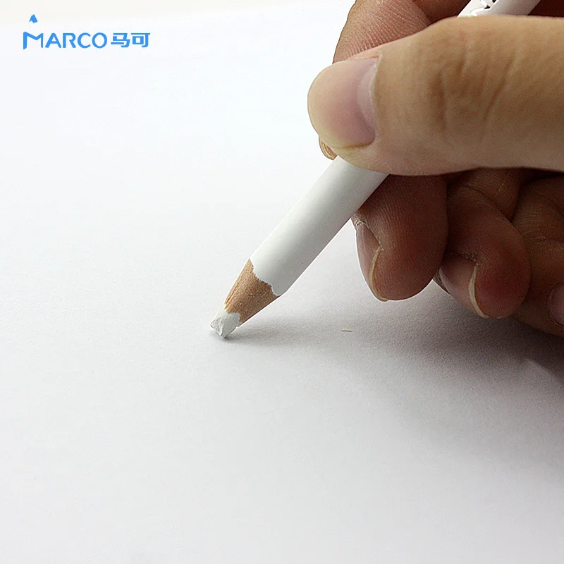 12 шт./компл. Marco сместить Порошок ручка угольный карандаш hightlightbrush белый и