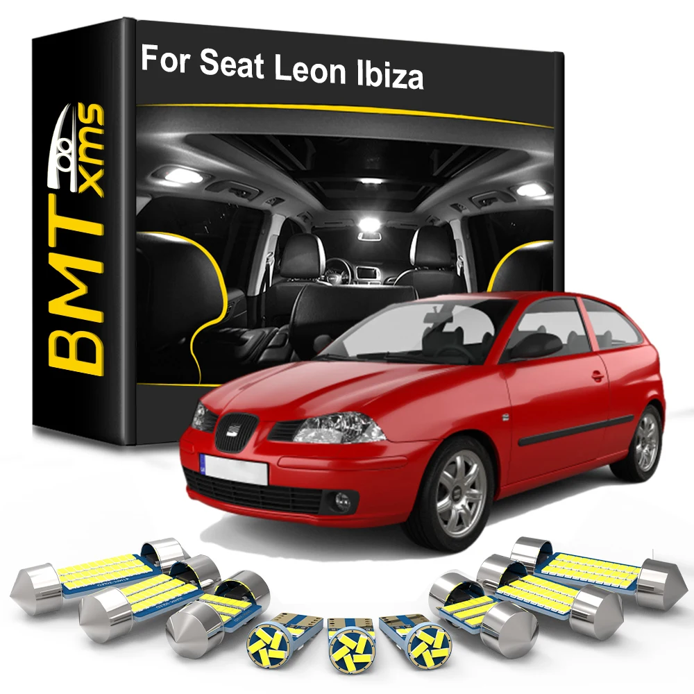 

BMTxms For Seat Leon Ibiza 6J 6P MK2 MK3 MK4 MK5 MK6 Toledo Altea Alhambra Arona Ateca ExeoTarraco Canbus LED Interior Lights