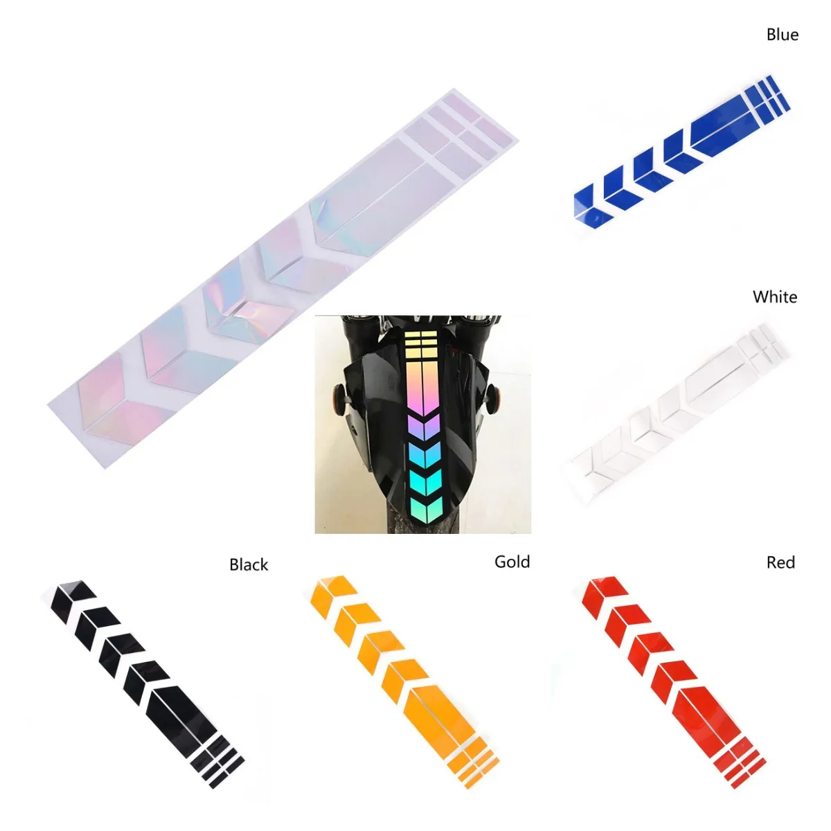 

Car Motorcycle Reflective Stickers Wheel Car Decals On Fender Waterproof Decors