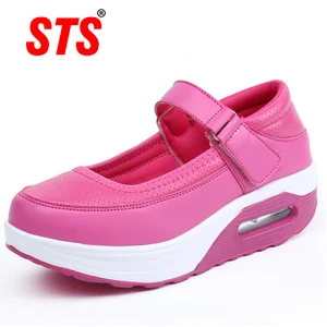 STSженская повседневная обувь; Кожаная женская обувь для медсестры; Спортивная обувь на плоской мягкой подошве для отдыха; Женская обувь с закрытым носком