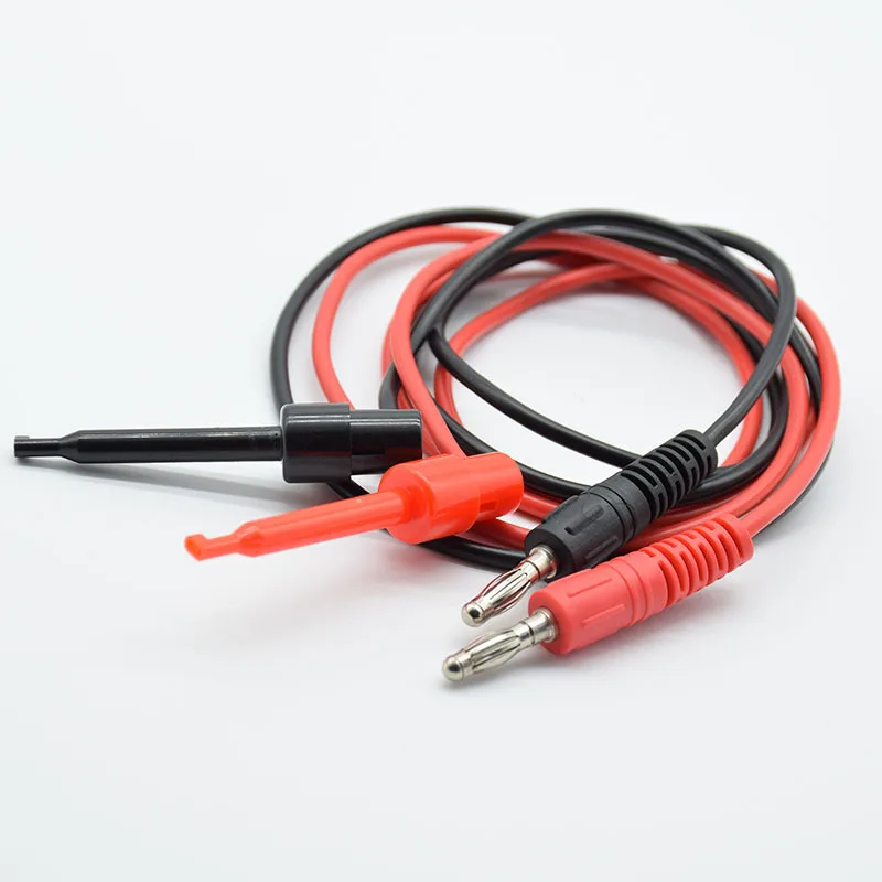 2 шт./1 пара высокое качество 1 м длинный мультиметр двойной тест крюк зажим для