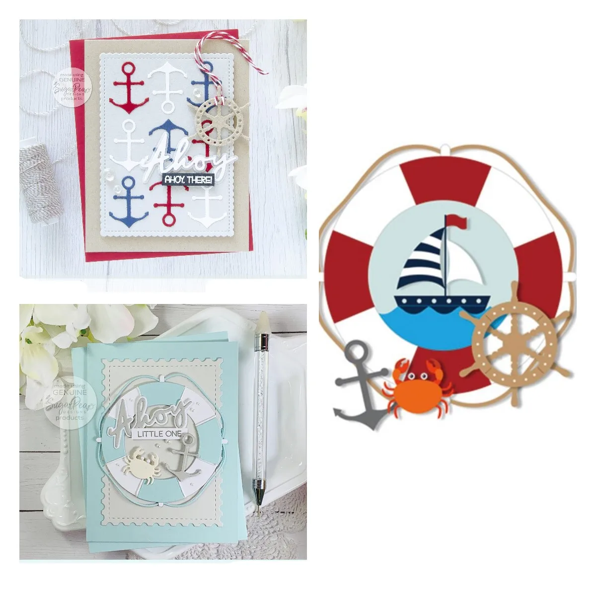 

Nautical Notions New Metal Cutting Dies Scrapbook Diary Decoration Stencil Embossing Template DIY Greeting Card Albums Gift