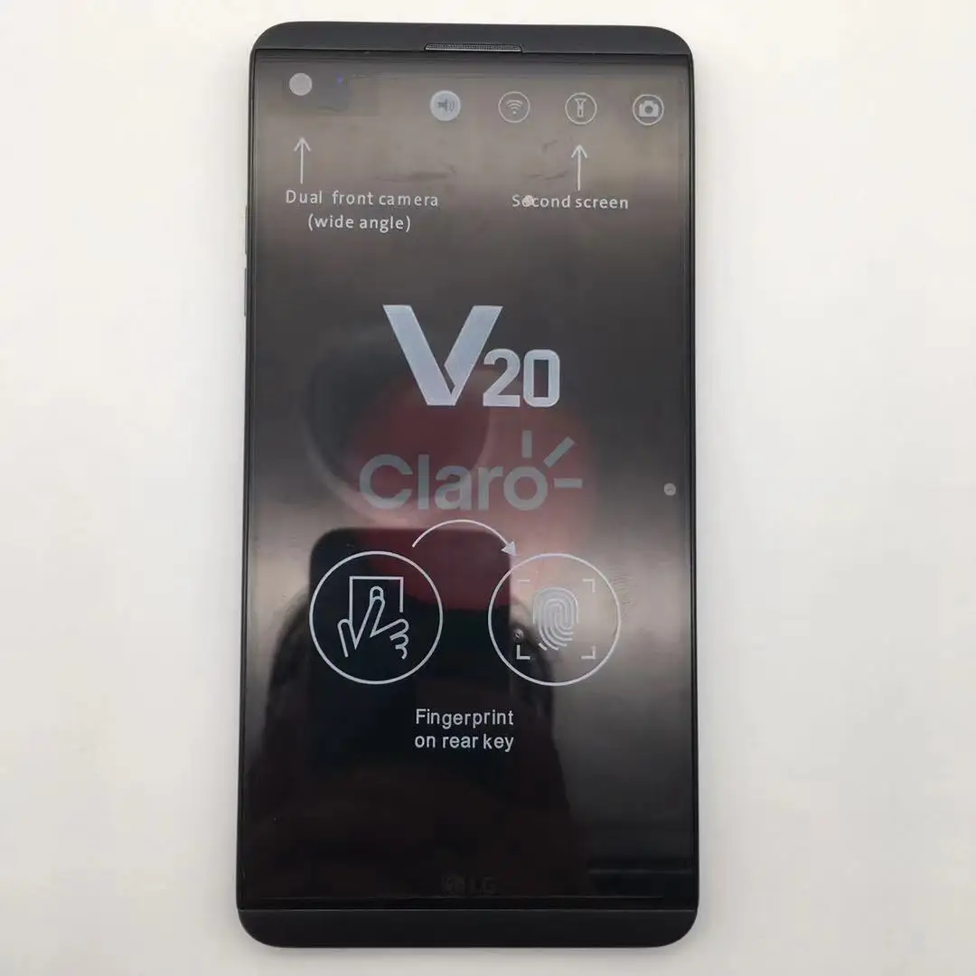 lg v20 refurbished original lg v20 f800 h910 phone 4gb ram 64gb rom snapdragon 820 quad core 5 7 16mp fdd lte smartphone free global shipping