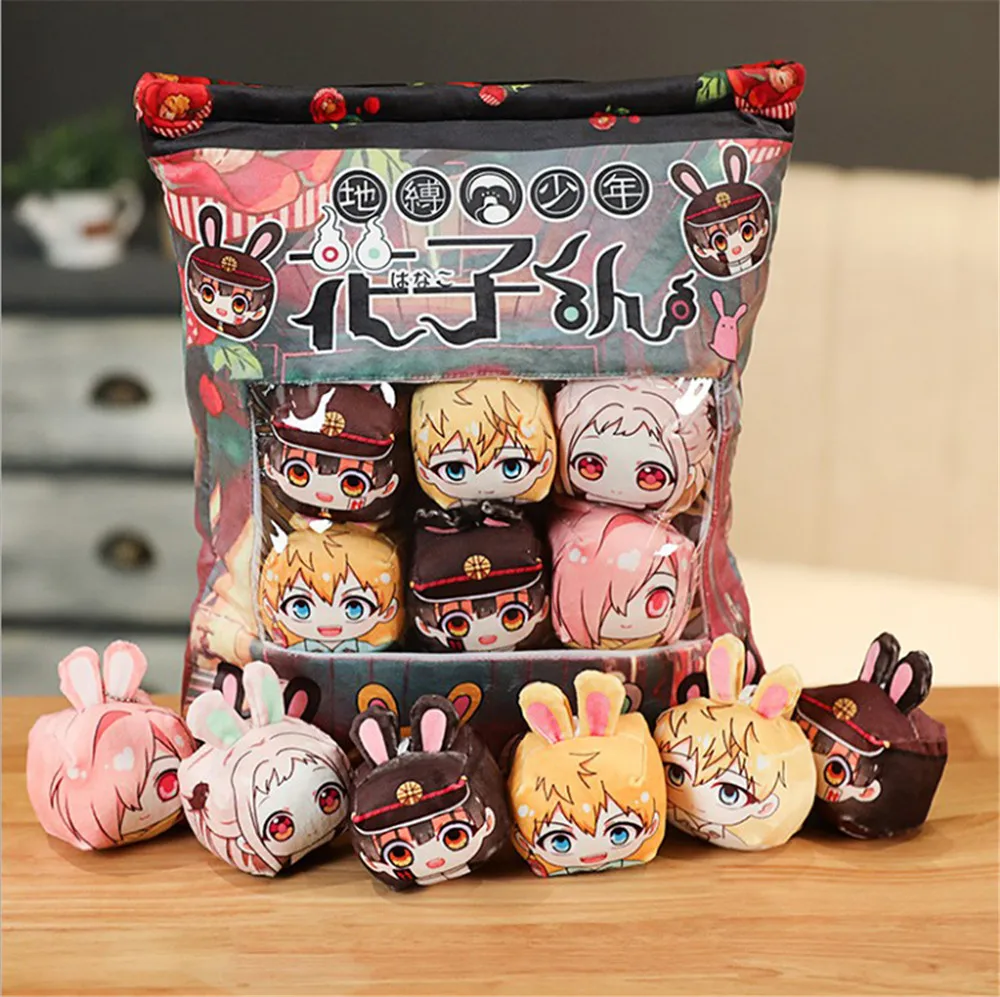 Новинка плюшевая подушка Jibaku Shounen Hanako kun Mitsuba в стиле аниме милая кукла популярная