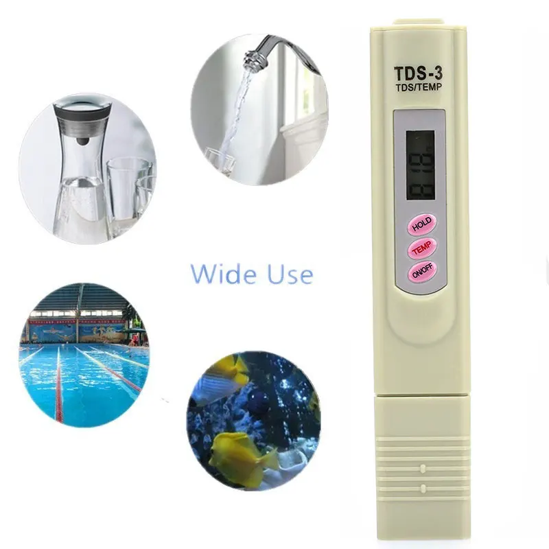 

Test Pen Ph Tester Practical Portable ABS Digital LCD Swimming Pool Diabetes Ph Pen Drinking Water Aquarium Green