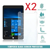 2pcs tablet tempered glass screen protector cover for chuwi vi8 plus full coverage anti scratch explosion proof screen