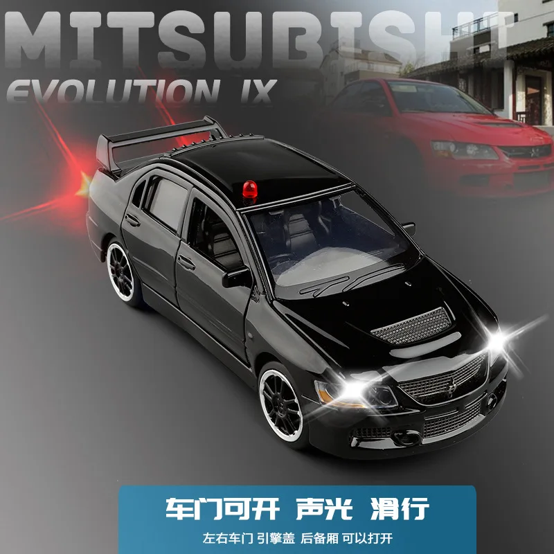 Реалистичная сирена для полицейского автомобиля Mitsubishi EVO Lancer 9 в масштабе