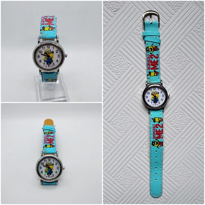 Новинка 2019 детские часы с объемным рисунком Больших Глаз мужские кварцевые