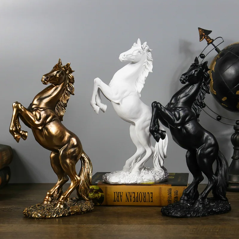 Новинка 2018 статуэтка ностальгической лошади фигурки украшения поделки